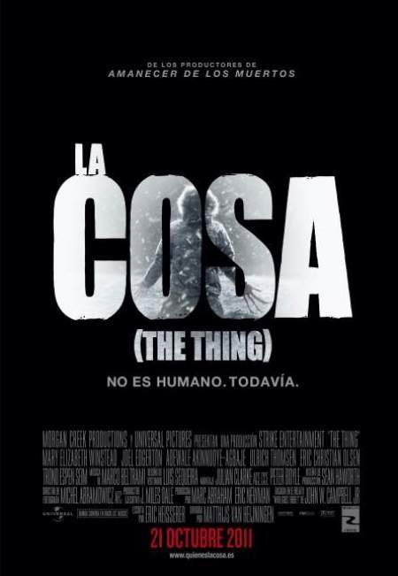Cartel de La cosa Cartel de La cosa