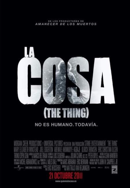 Cartel de La cosa