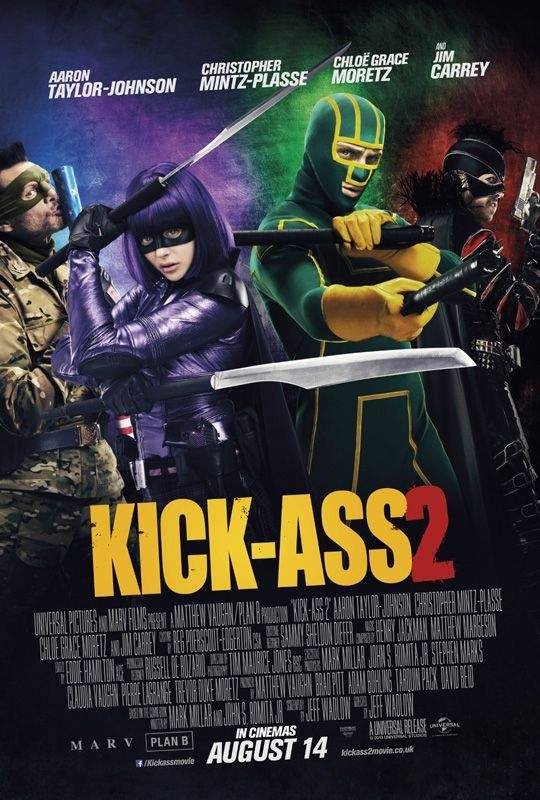 Cartel de Kick Ass 2 - Con un par