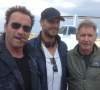 Arnold Schwarzenegger y Harrison Ford juntos en el rodaje de Los Mercenarios 3