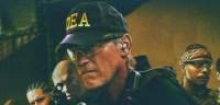 Arnold Schwarzenegger en el cartel de Sabotage Arnold Schwarzenegger en el cartel de Sabotage
