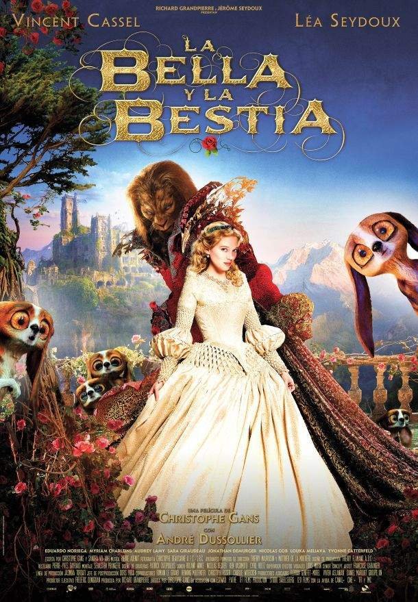 Cartel de La bella y la bestia de Christophe Gans