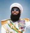 Sacha Baron Cohen en el cartel de El dictador Sacha Baron Cohen en el cartel de El dictador