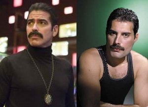 Parecido razonable entre George Clooney y Freddy Mercury